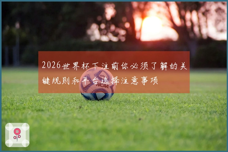 2026世界杯下注前你必须了解的关键规则和平台选择注意事项